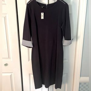 Talbots cotton fit and flare dress